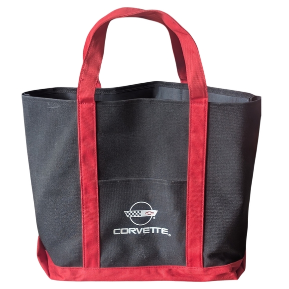 Corvette Other - Corvette Canvas Red & Black Tote